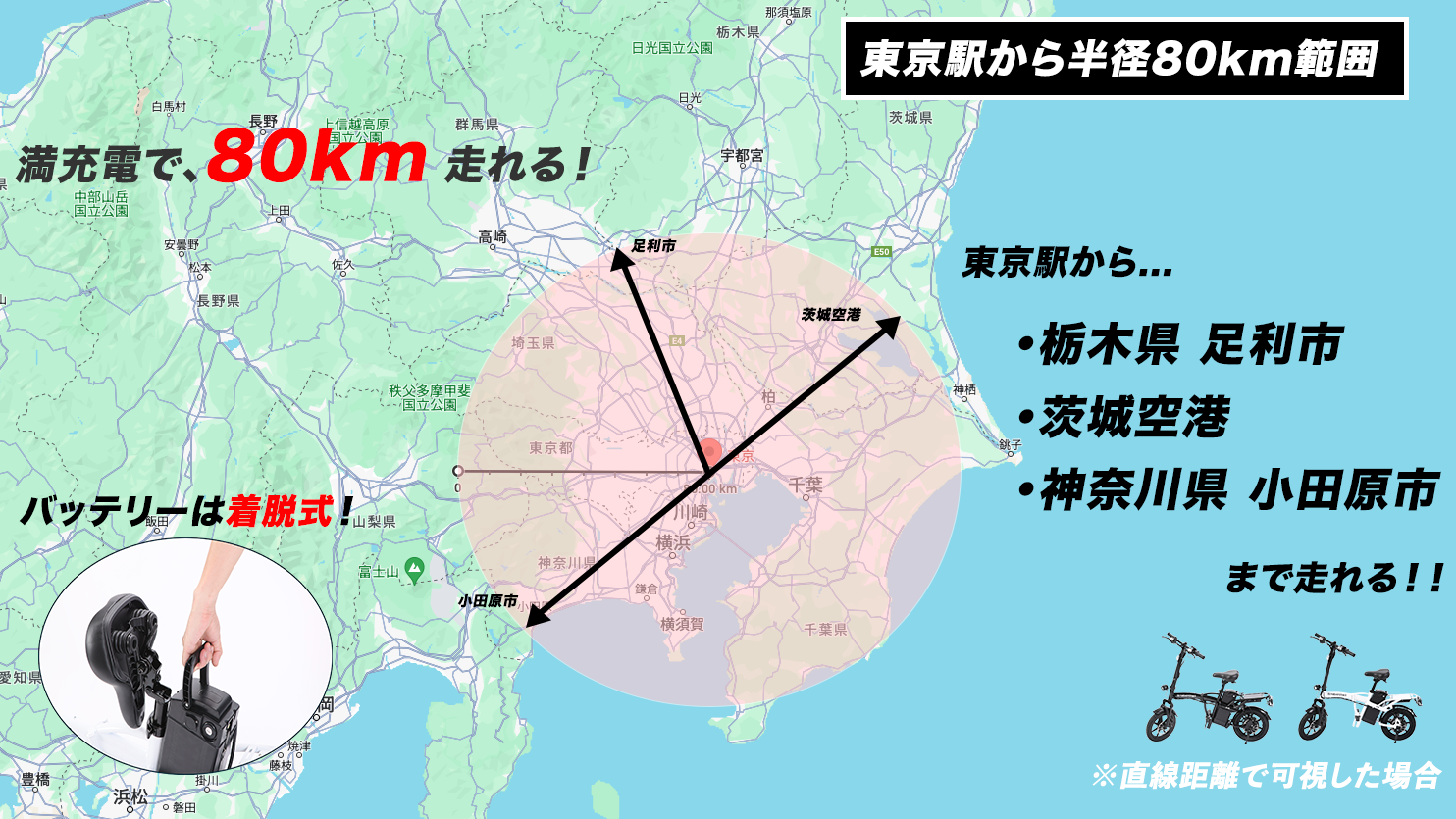 大容量バッテリー