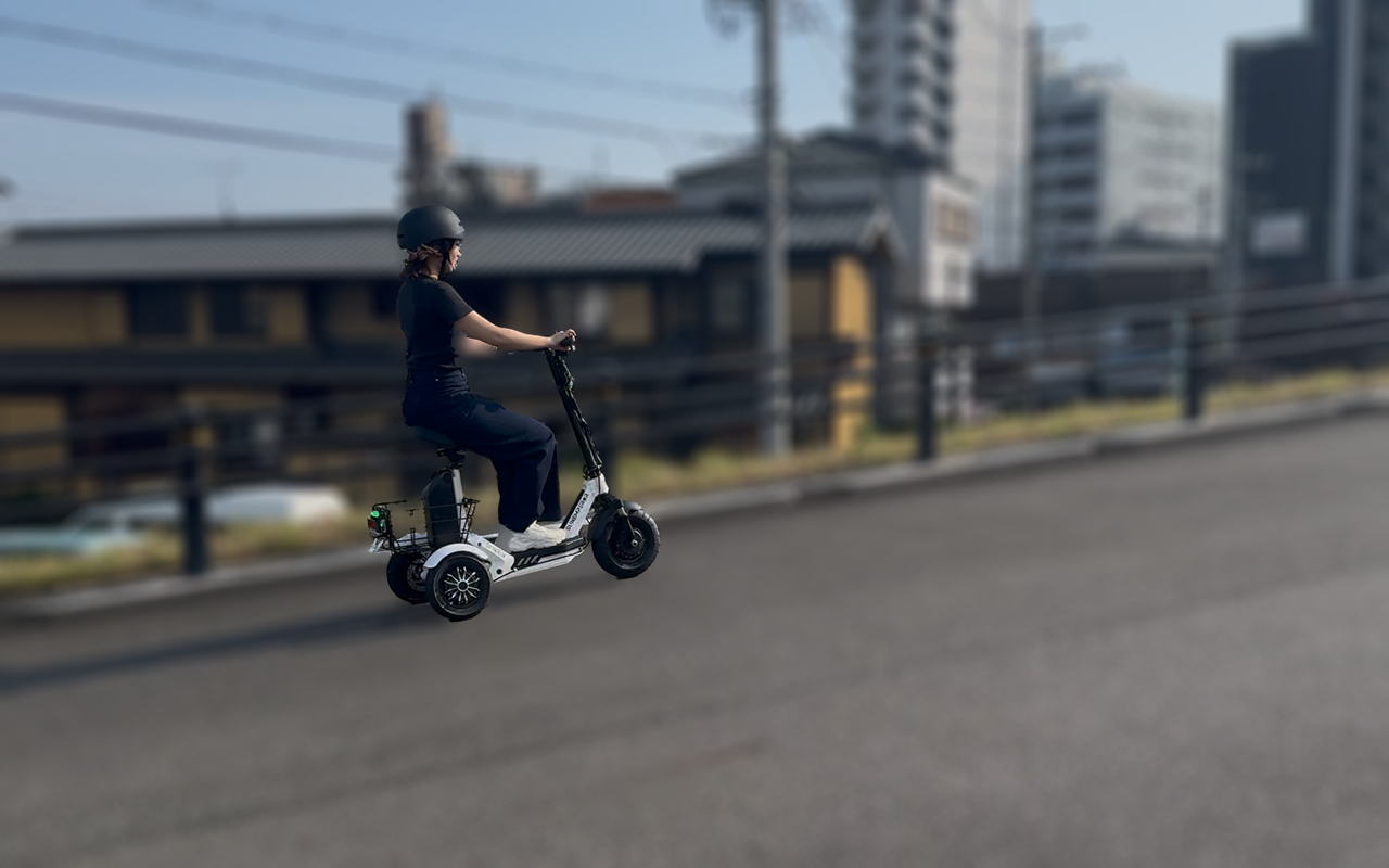 坂道の走行にも対応