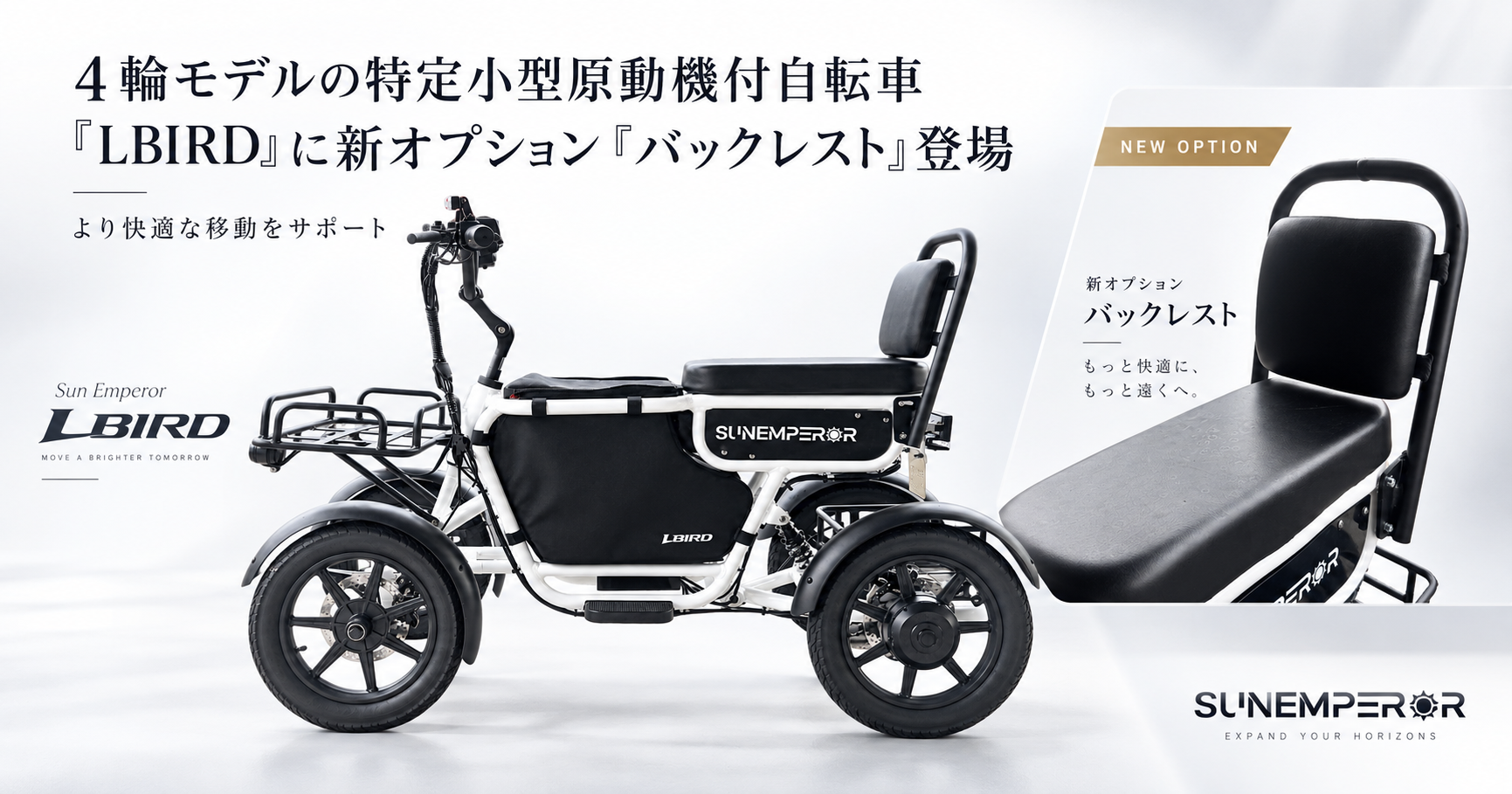LBIRD専用オプション バックレスト
